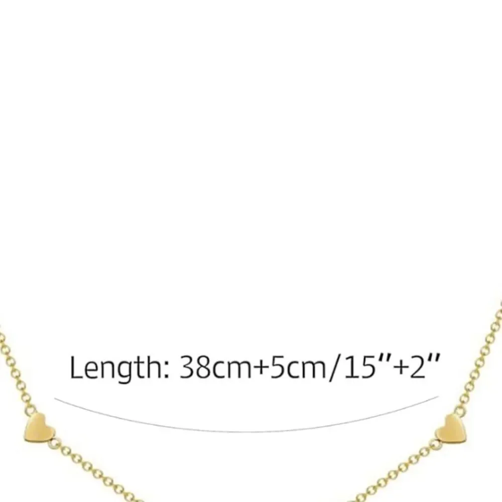 NEW 14K Gold Plated Gold Heart Necklace